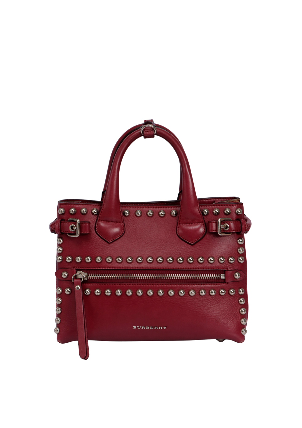 HOUSE CHECK STUDDED SMALL BANNER TOTE