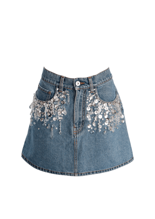 CRYSTAL MINI SKIRT