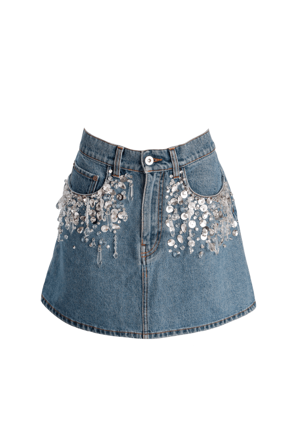CRYSTAL MINI SKIRT