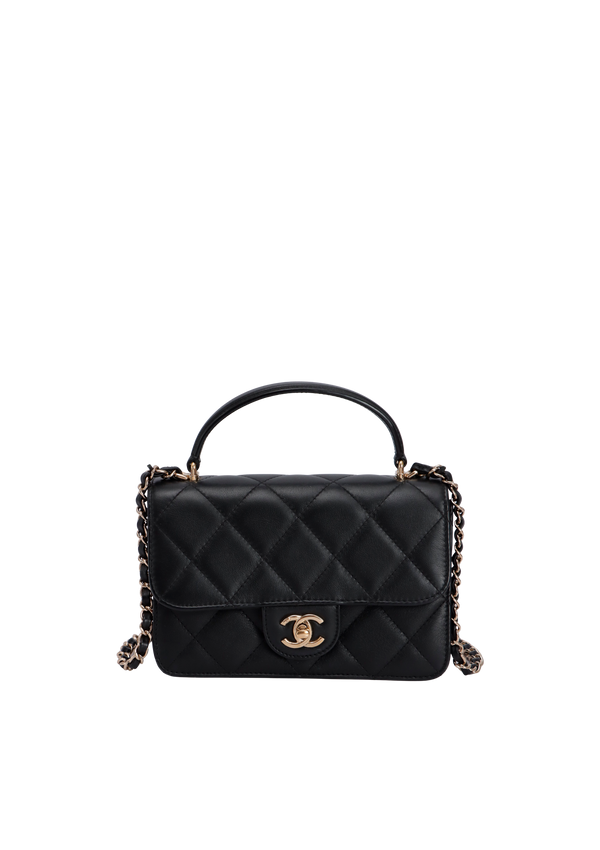 MINI TRENDY CC FLAP BAG LAMBSKIN