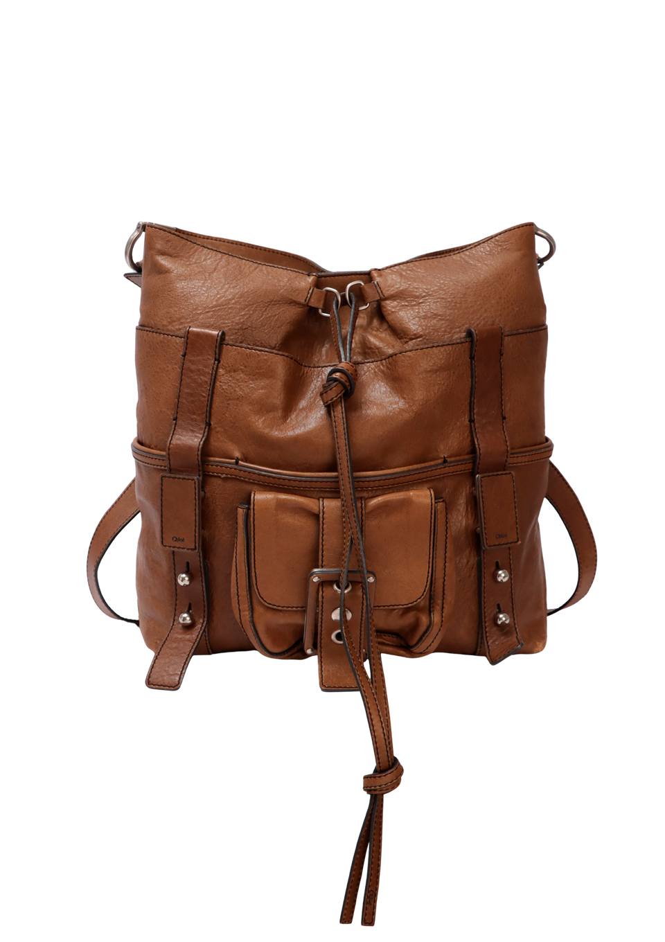 LEATHER SATCHEL BAG