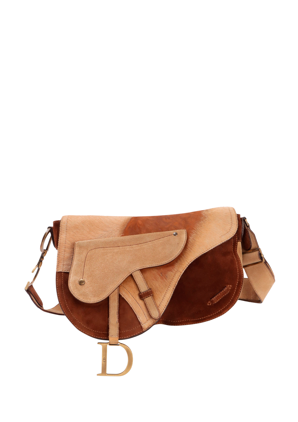 PONY HAIR BAUDRIER SADDLE BAG