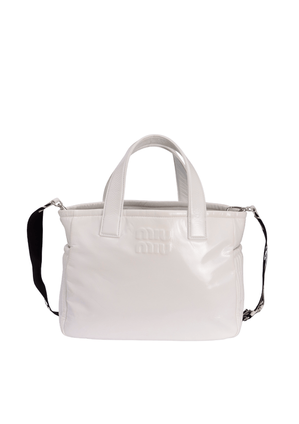 PATENT LEATHER HANDLE BAG