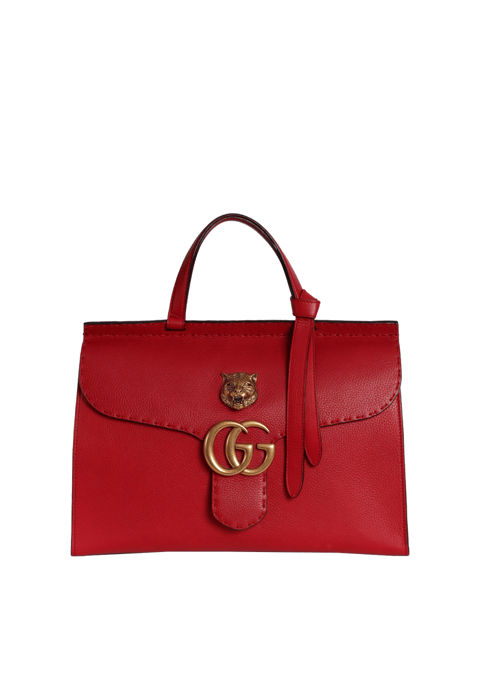 GG MARMONT ANIMALIER TOP HANDLE BAG