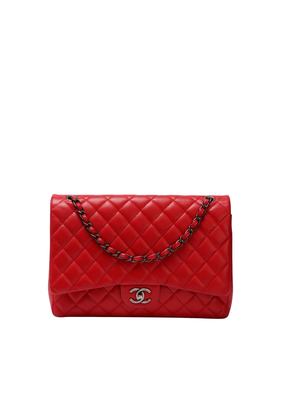 MAXI CLASSIC DOUBLE FLAP CAVIAR