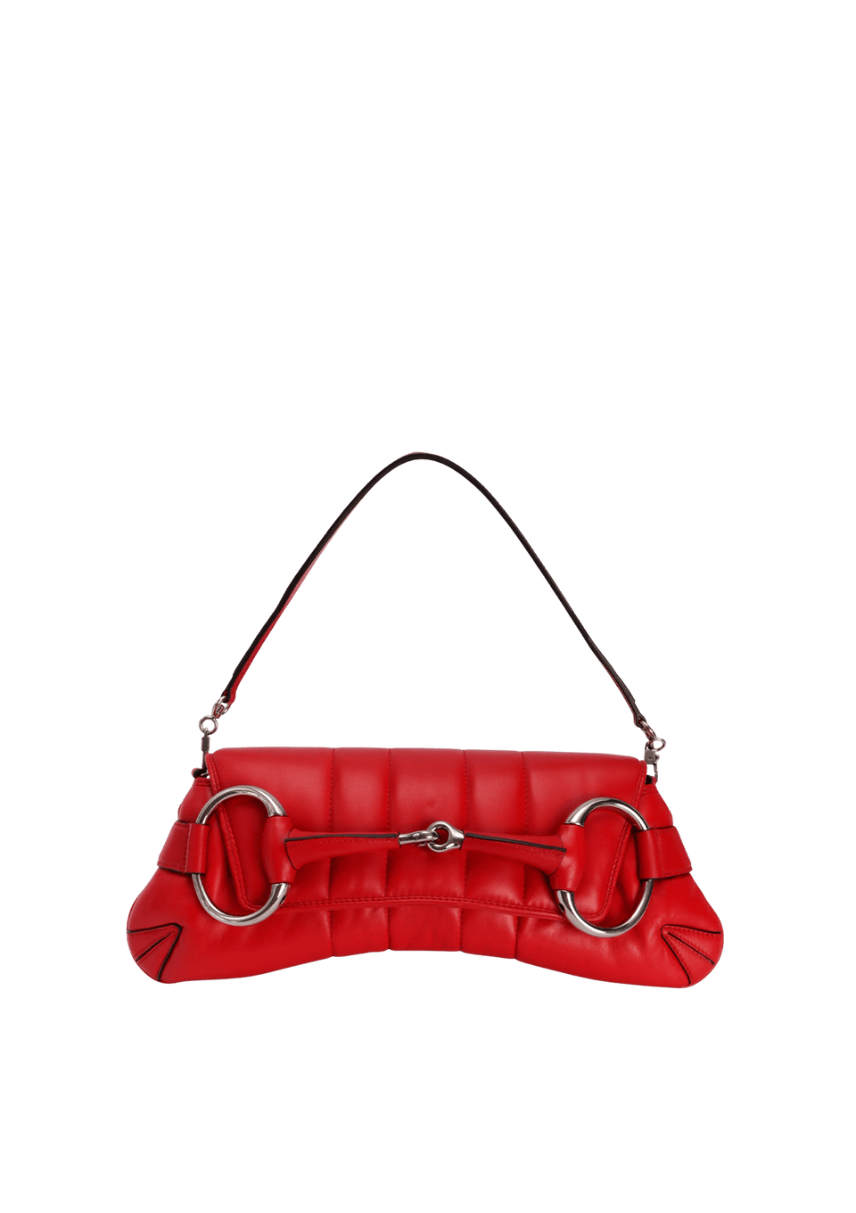 LEATHER MEDIUM HORSEBIT CHAIN BAG