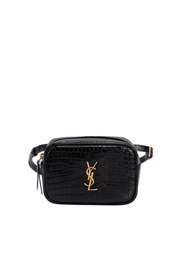 CROCODILE EMBOSSED LOU CAMERA BAG