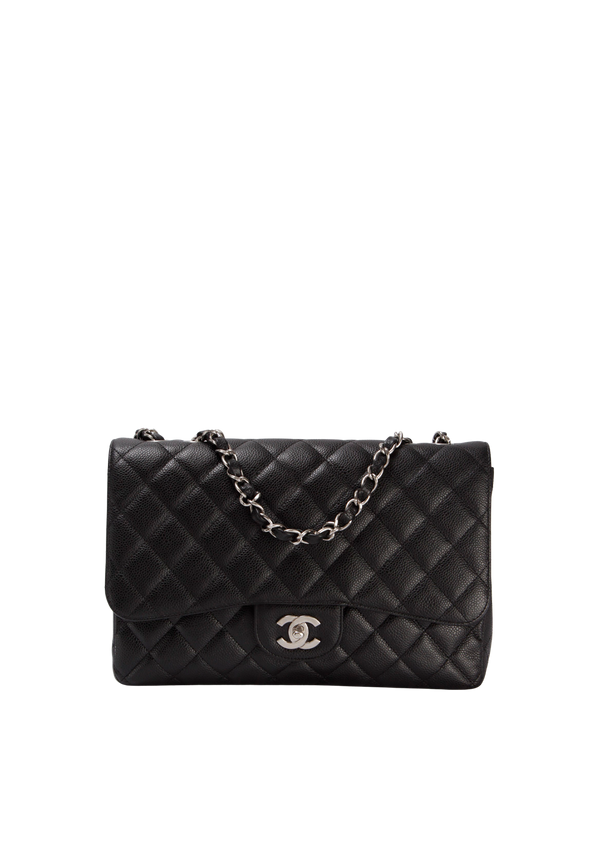 JUMBO CLASSIC SINGLE FLAP CAVIAR