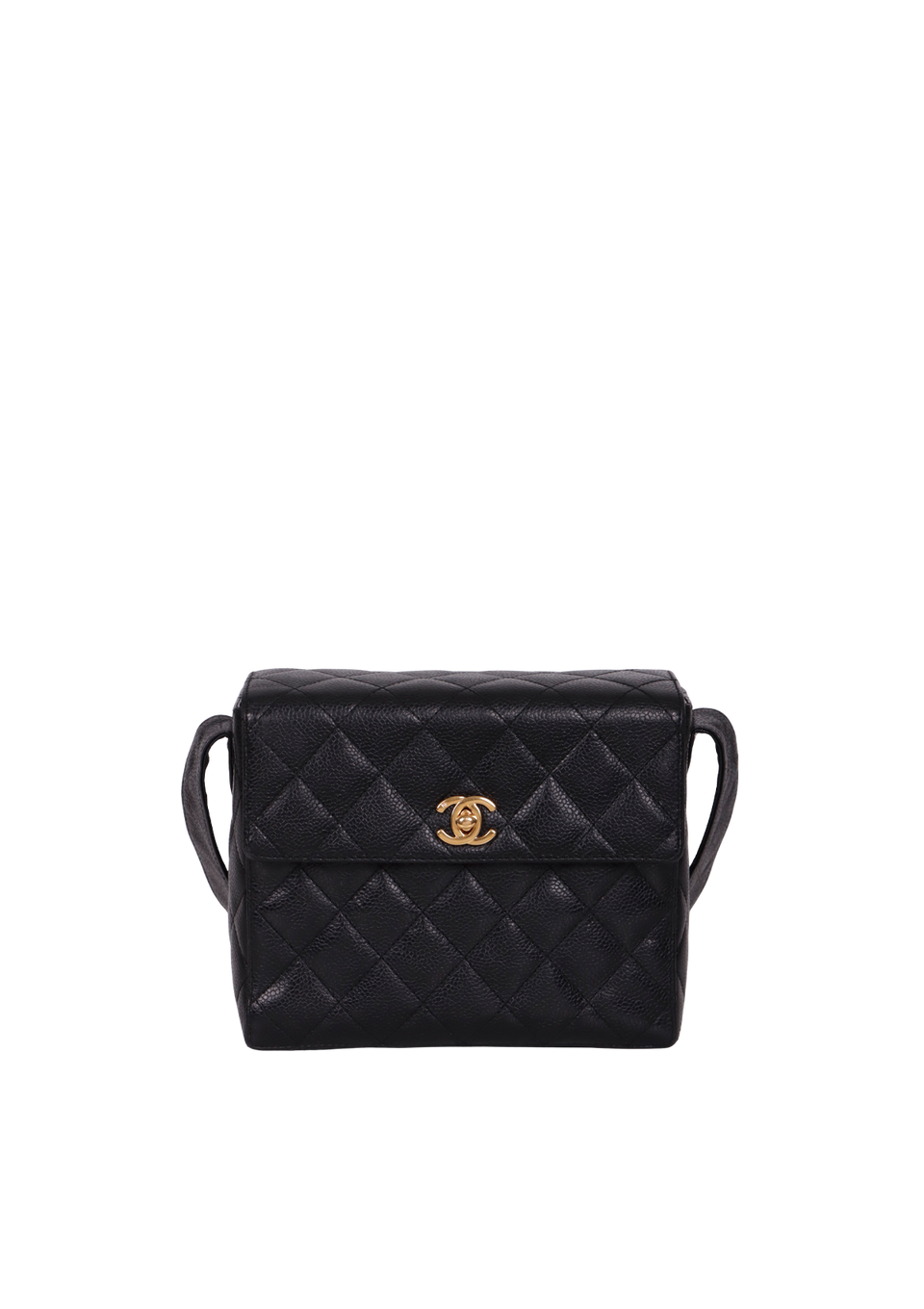 VINTAGE CC BOX BAG CAVIAR