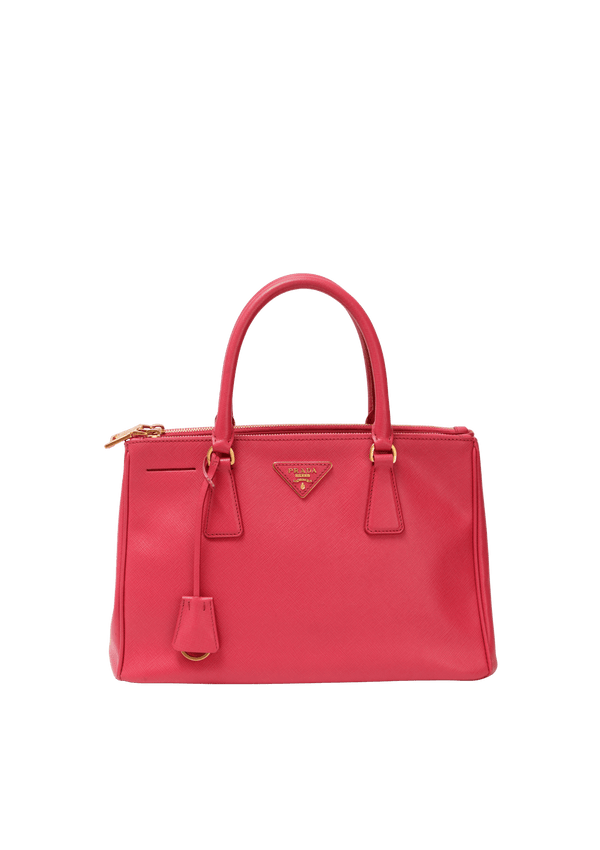 MEDIUM SAFFIANO LUX DOUBLE ZIP GALLERIA