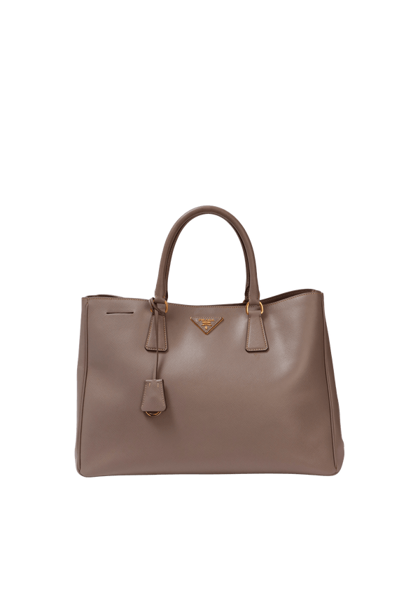 LARGE SAFFIANO LUX DOUBLE ZIP GALLERIA