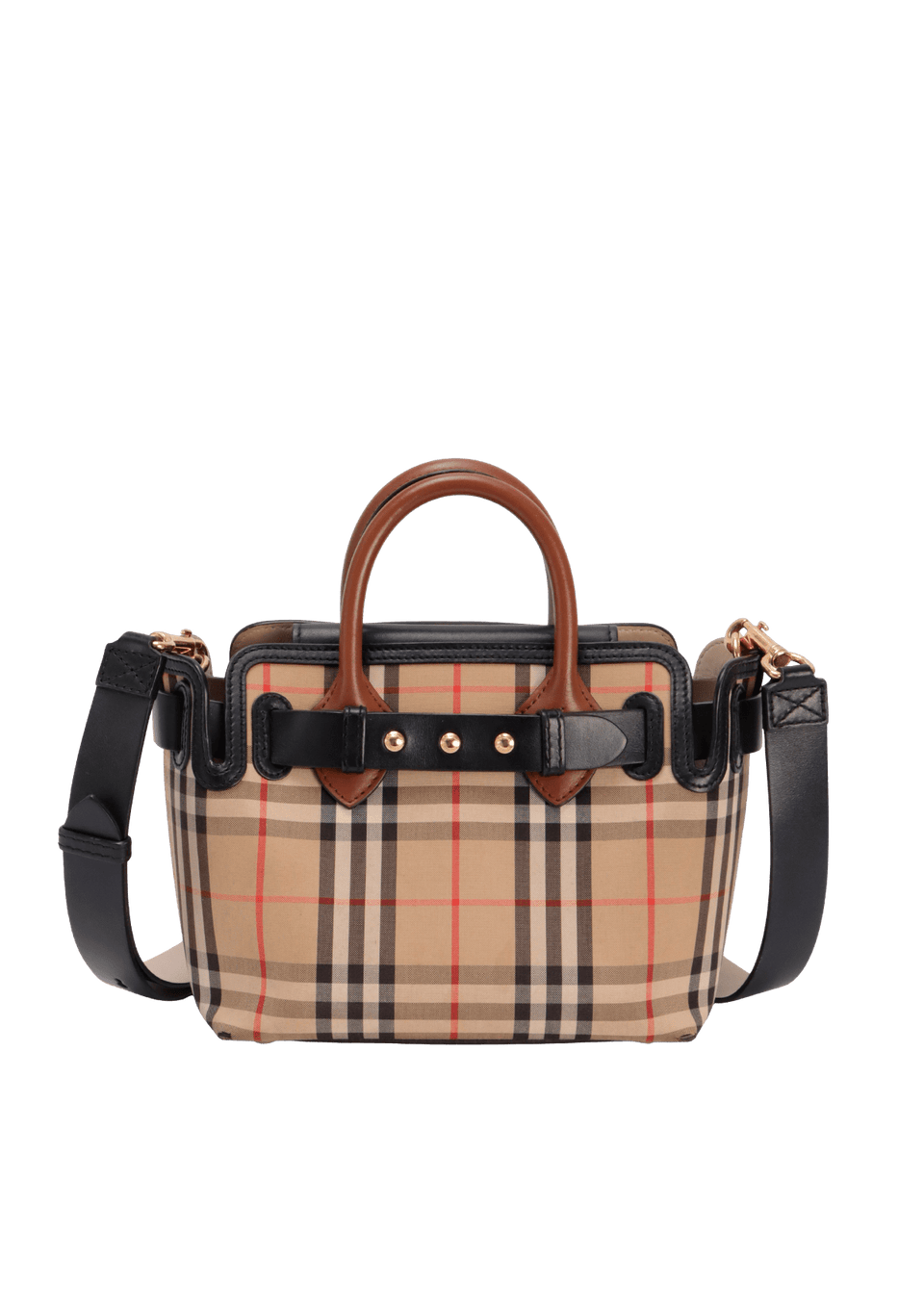 HOUSE CHECK TRIPLE STUD BELT TOTE