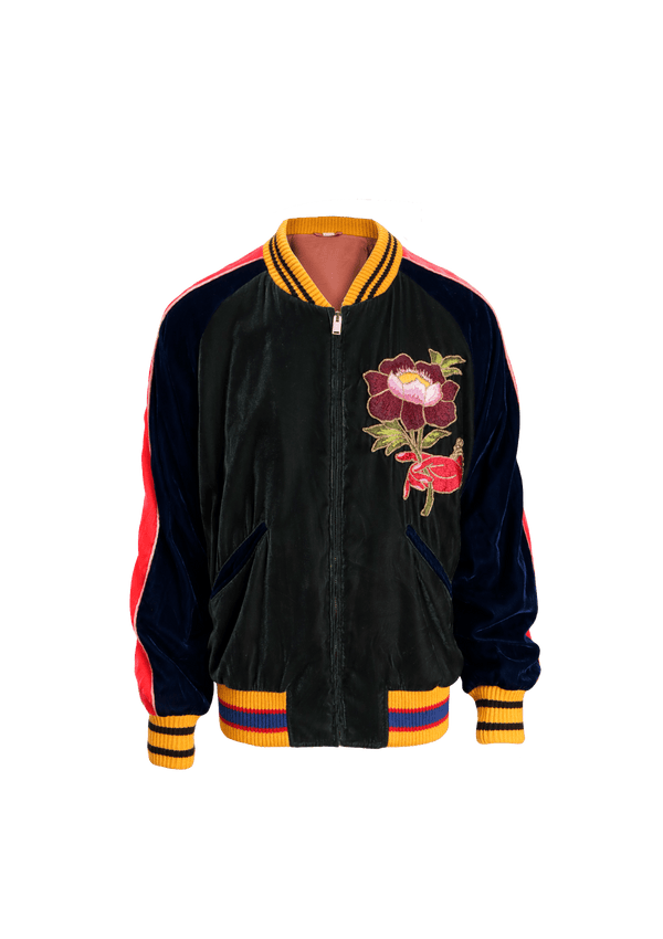 VELVET EMBROIDED JACKET 48