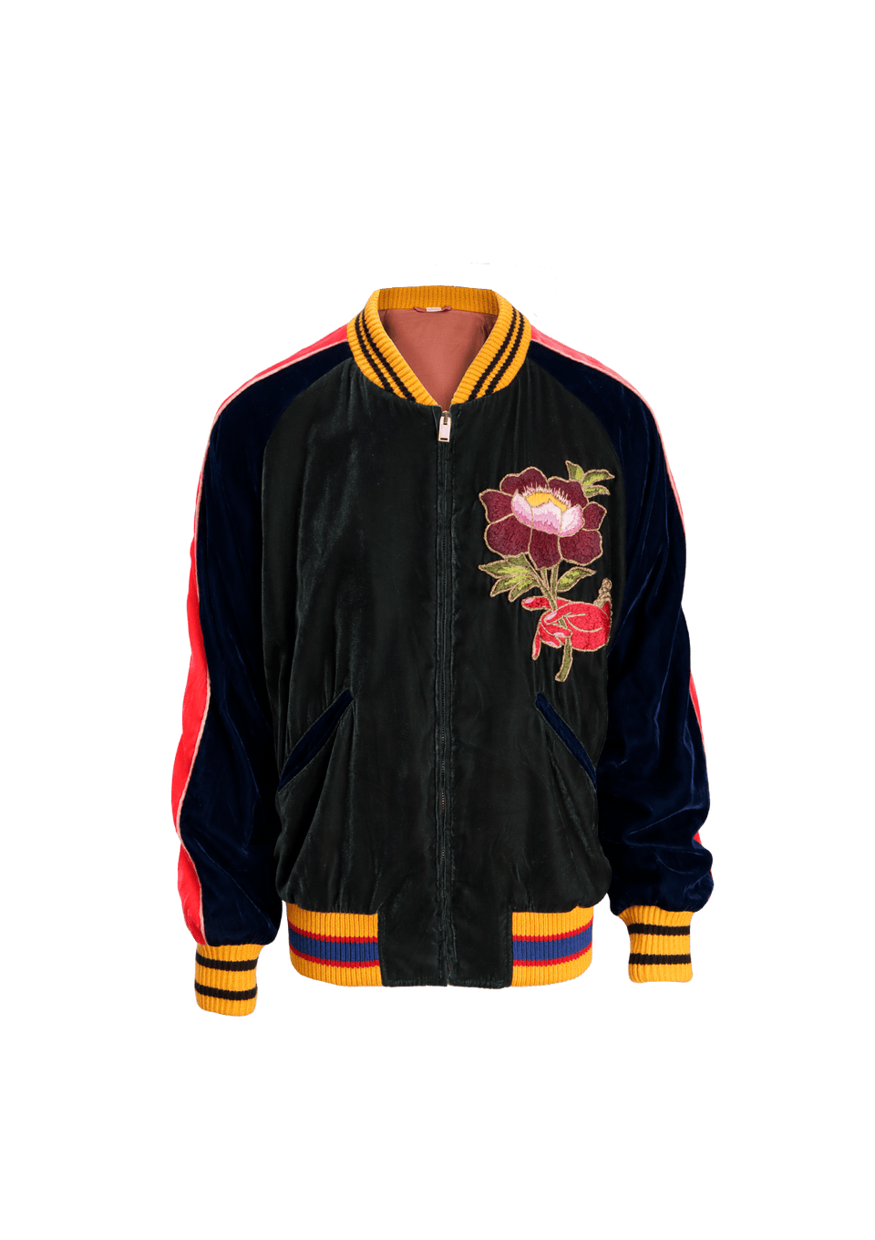 VELVET EMBROIDED JACKET 48
