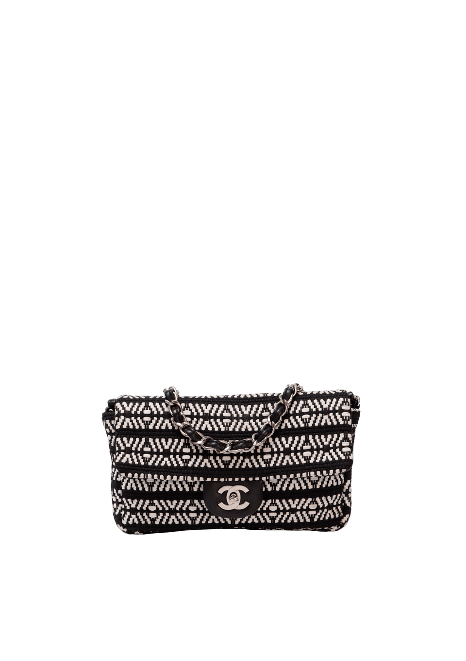 WOVEN TWEED SMALL FLAP