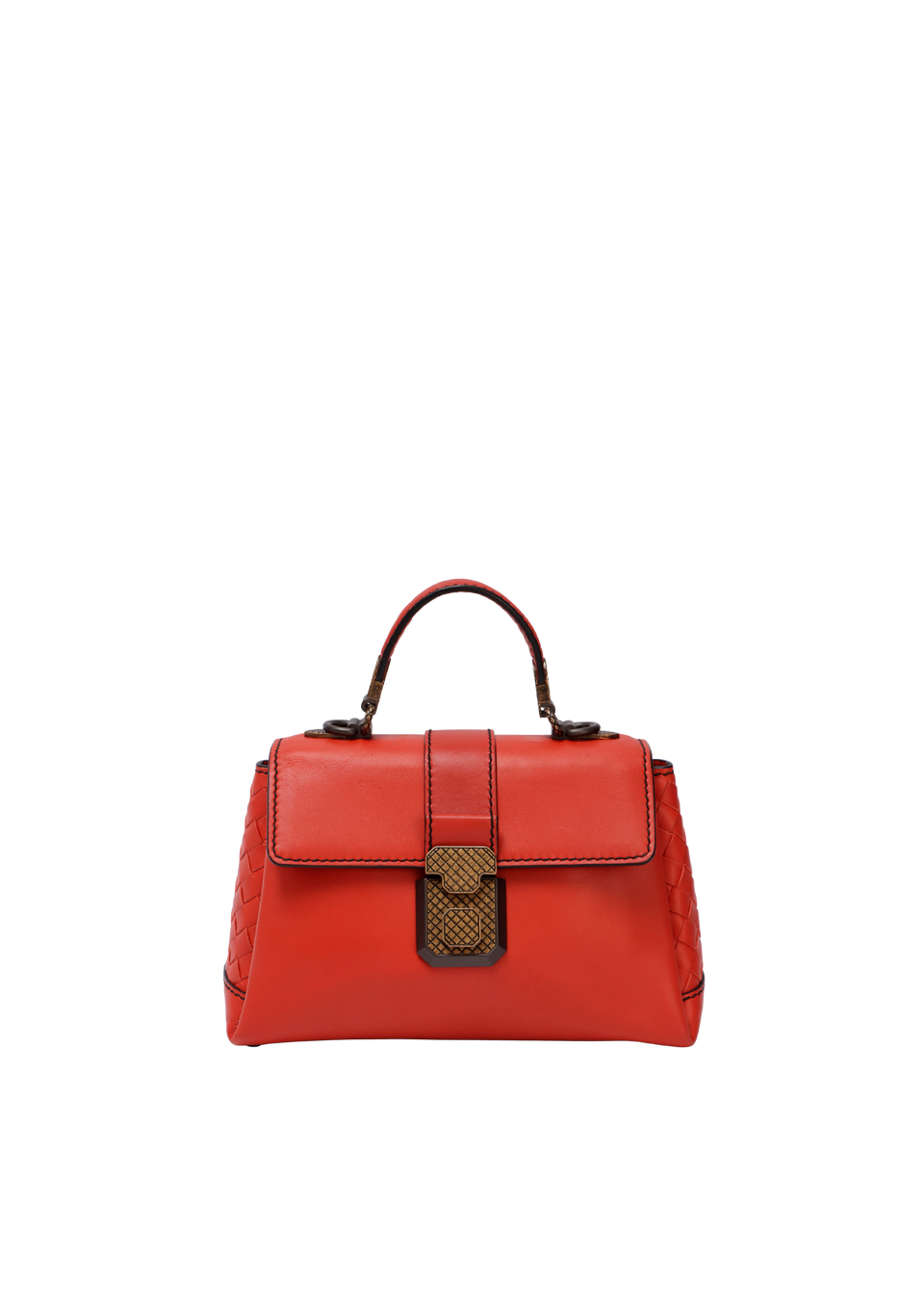 INTRECCIATO PIAZZA TOP HANDLE BAG