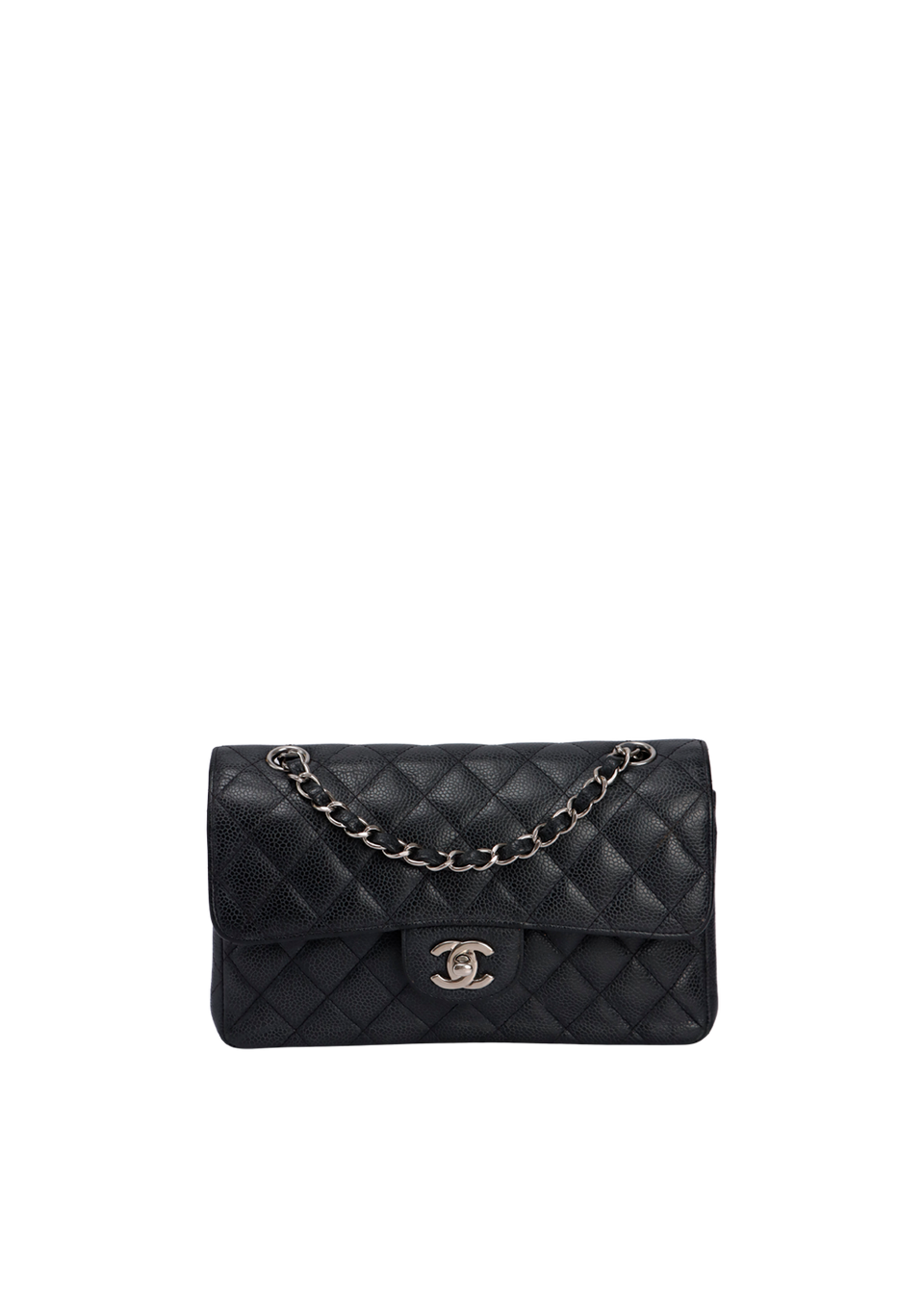 SMALL CLASSIC DOUBLE FLAP CAVIAR