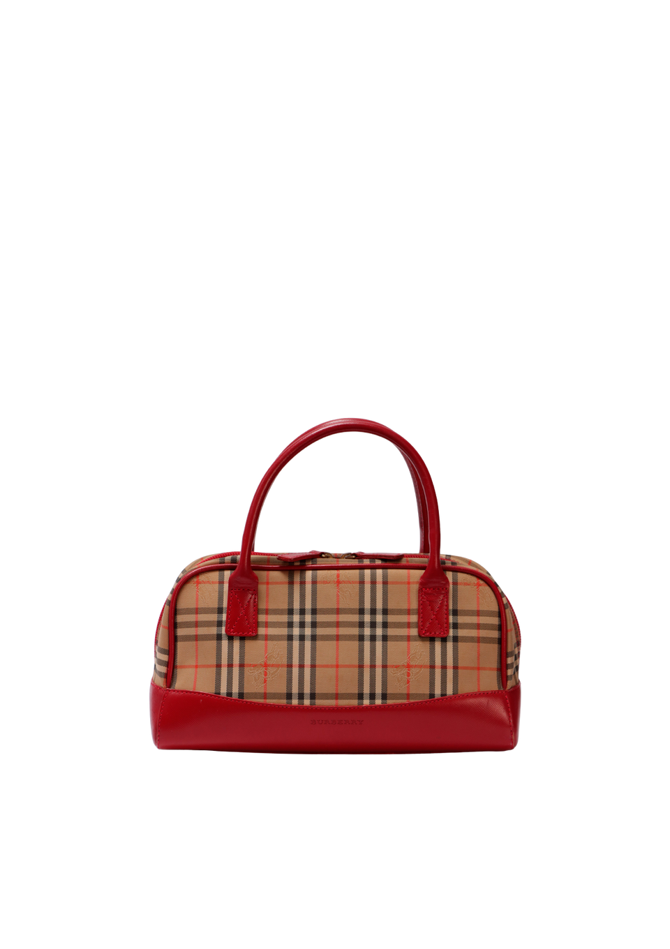 HOUSE CHECK CANVAS PATTERN BAG