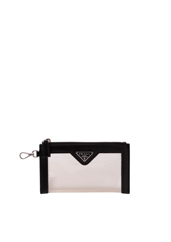 PVC SAFFIANO LANYARD POUCH