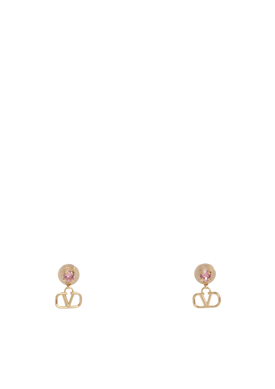 CRYSTAL VLOGO SIGNATURE EARRINGS