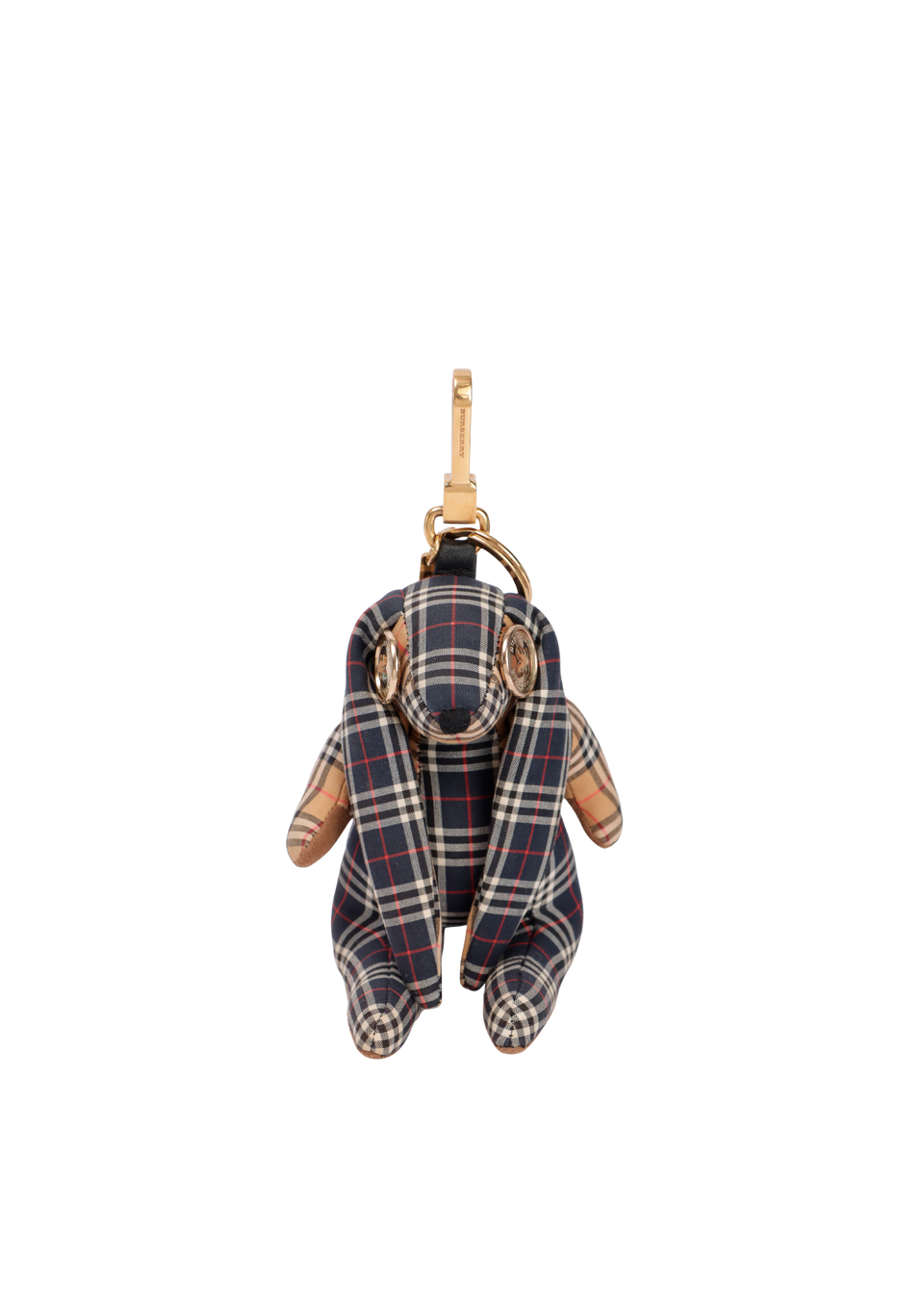 CHECK BUNNY BAG CHARM