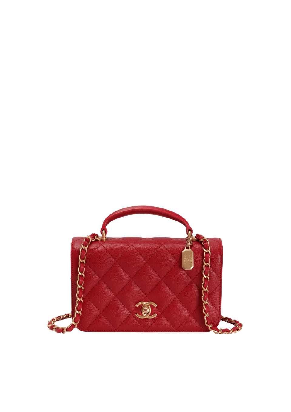 MINI TOP HANDLE FLAP BAG