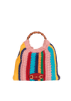 MEDIUM MULTICOLORED 1955 HORSEBIT CROCHET BAG
