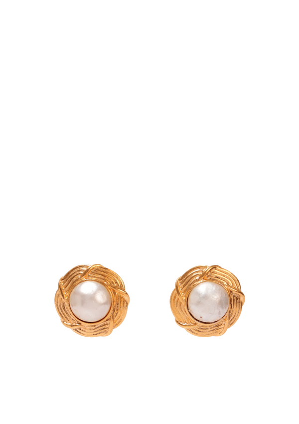 FAUX PEARL CLIP-ON EARRINGS