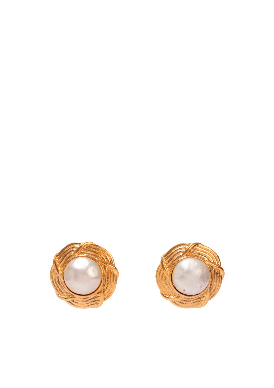 FAUX PEARL CLIP-ON EARRINGS