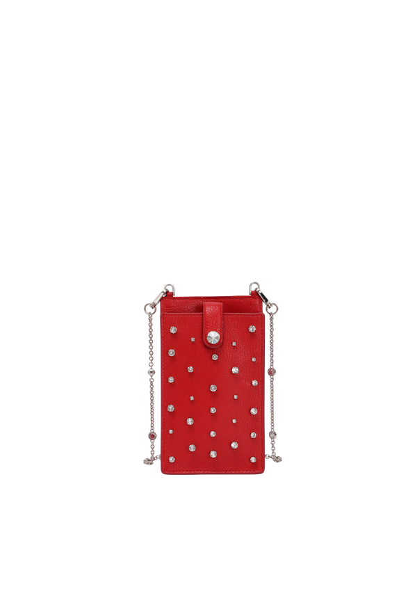 CRYSTAL PHONE HOLDER CROSSBODY BAG