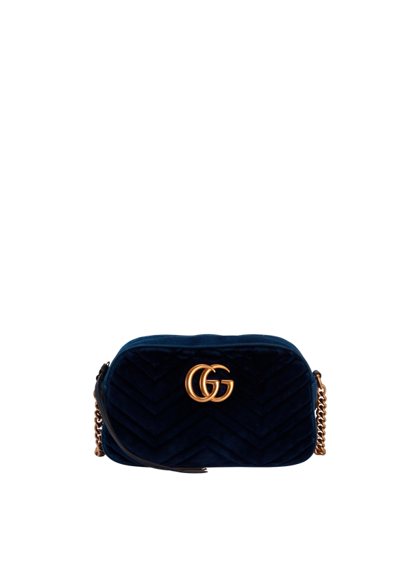GG MARMONT CAMERA BAG VELVET SMALL