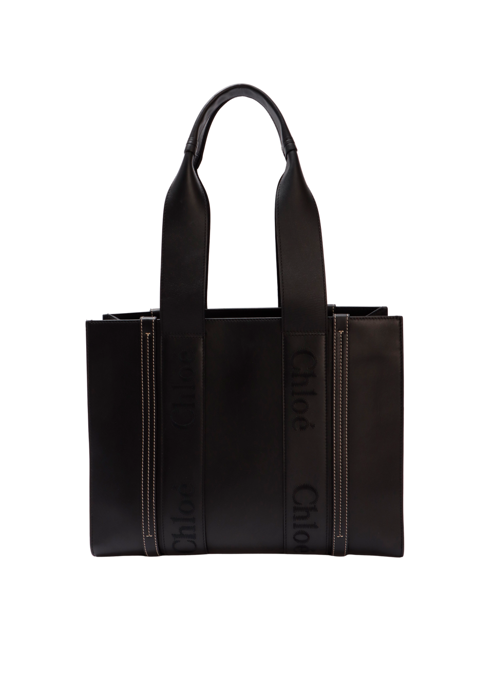 LEATHER WOODY TOTE