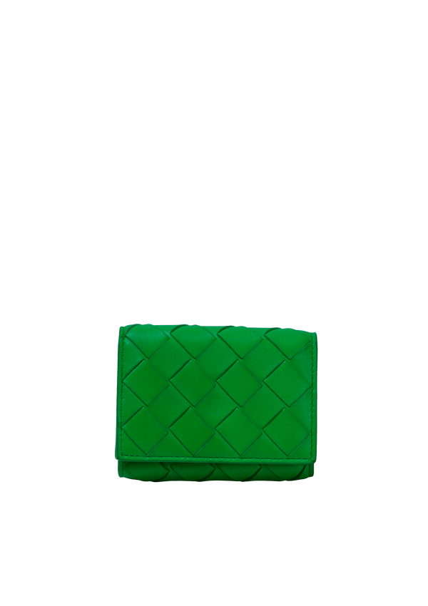 INTRECCIATO TINY TRI-FOLD WALLET