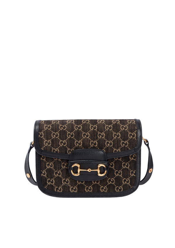 MEDIUM GG DENIM HORSEBIT 1955 BAG