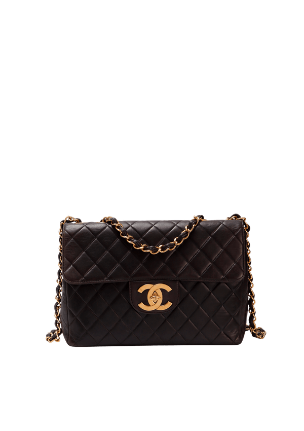 VINTAGE MAXI JUMBO FLAP BAG