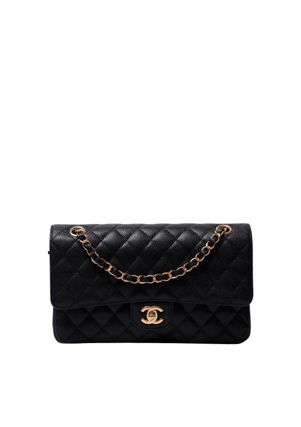 MEDIUM CLASSIC DOUBLE FLAP CAVIAR
