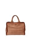 SMALL MADRAS CONVERTIBLE WOVEN BAG
