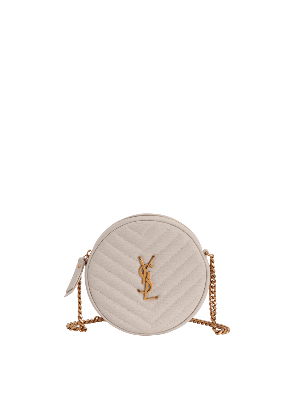 VINYLE ROUND CROSSBODY BAG