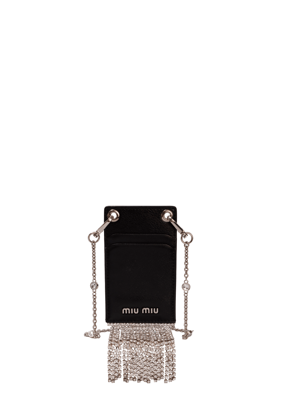 CRYSTAL FRINGE CARDHOLDER