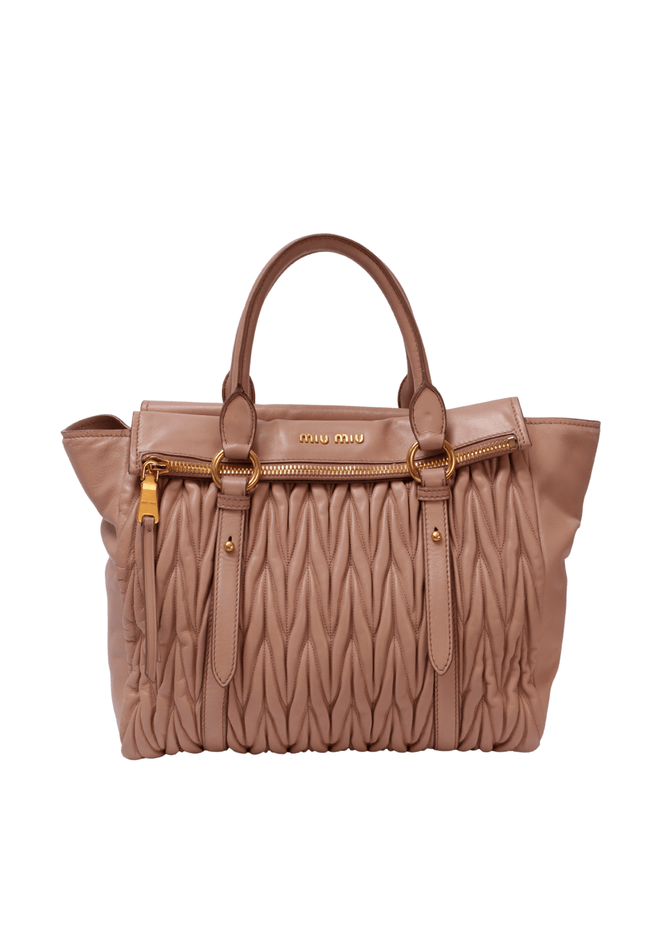 MATELASSE ZIP TOTE