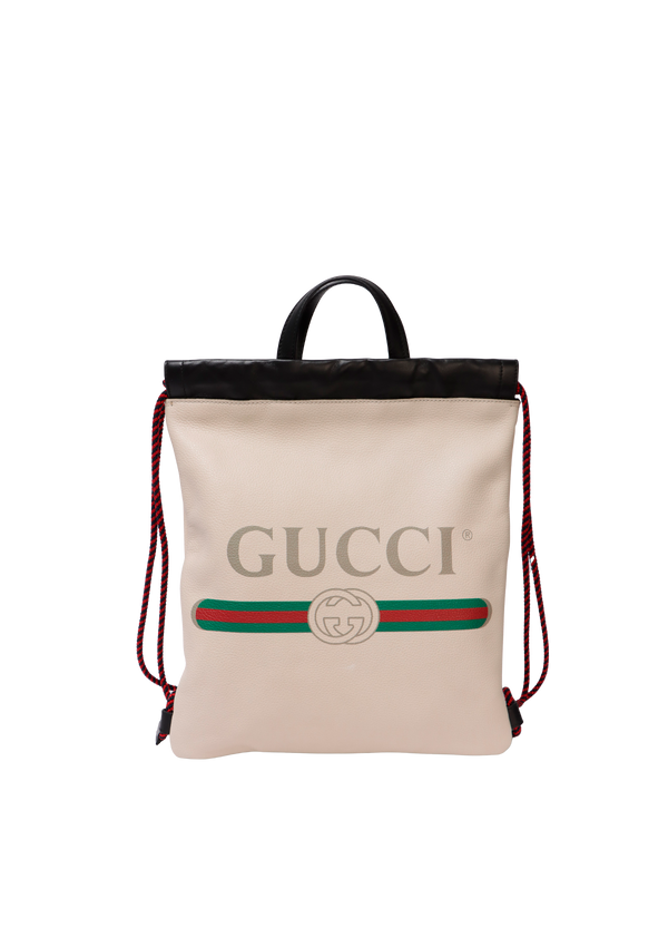 LOGO DRAWSTRING BACKPACK