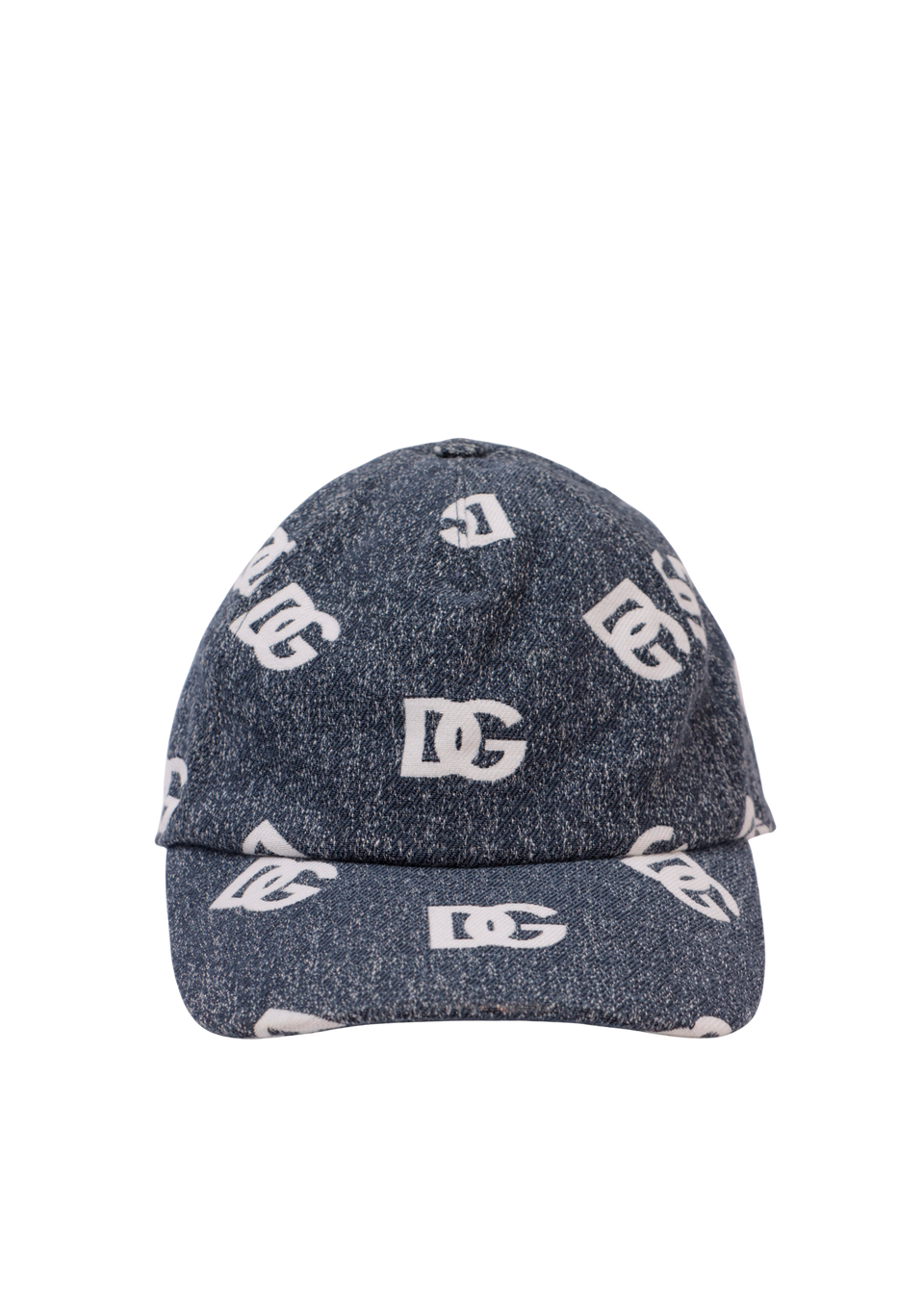 LOGO JACQUARD DENIM BASEBALL CAP