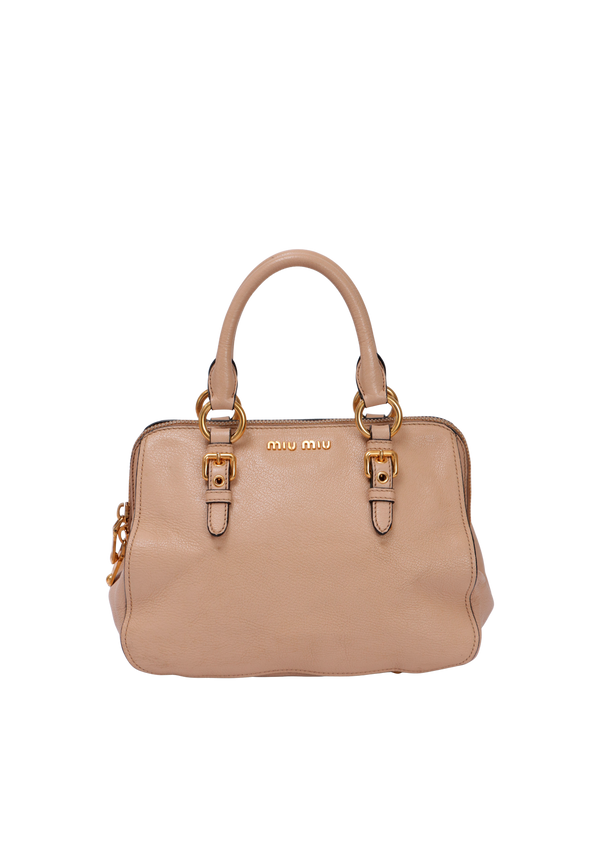 LEATHER SATCHEL BAG