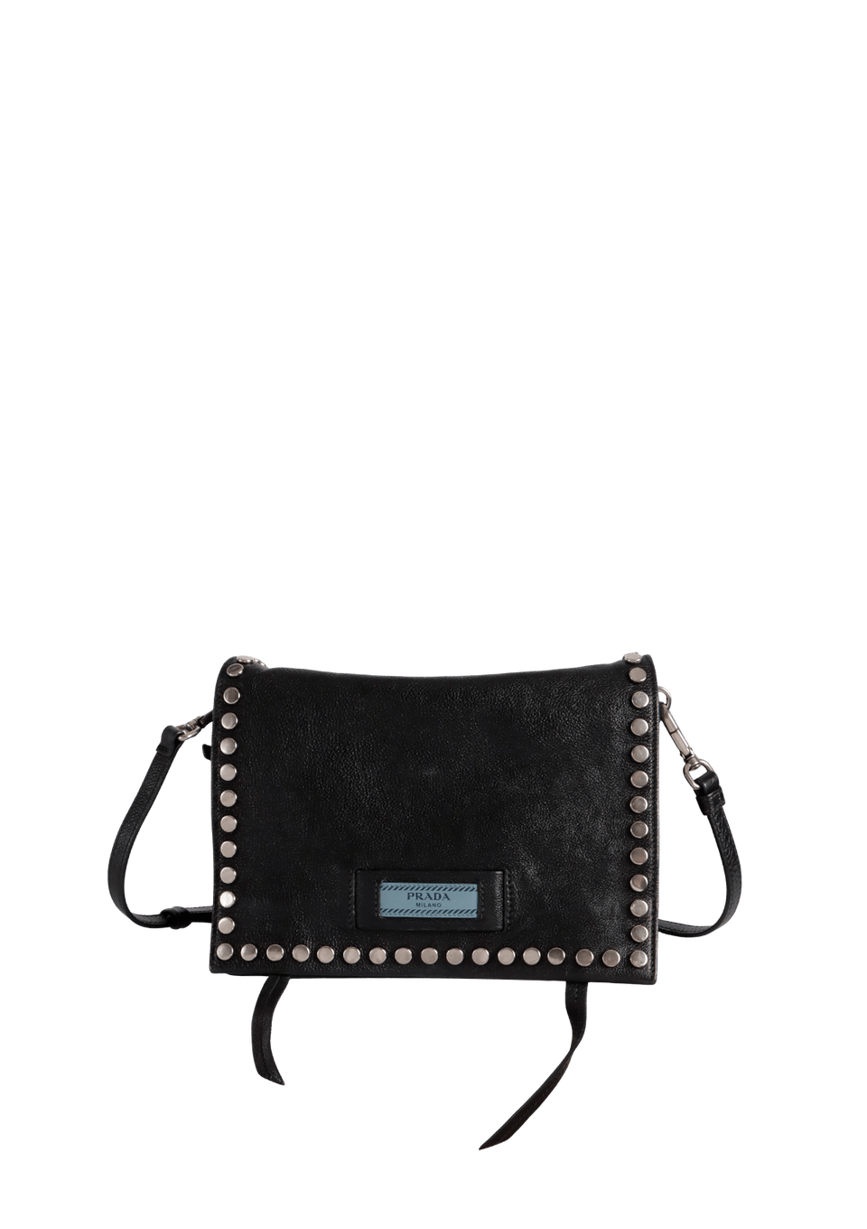 GLACE CALF STUDDED ETIQUETTE