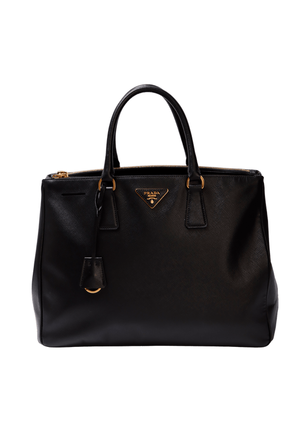 LARGE SAFFIANO LUX DOUBLE ZIP GALLERIA