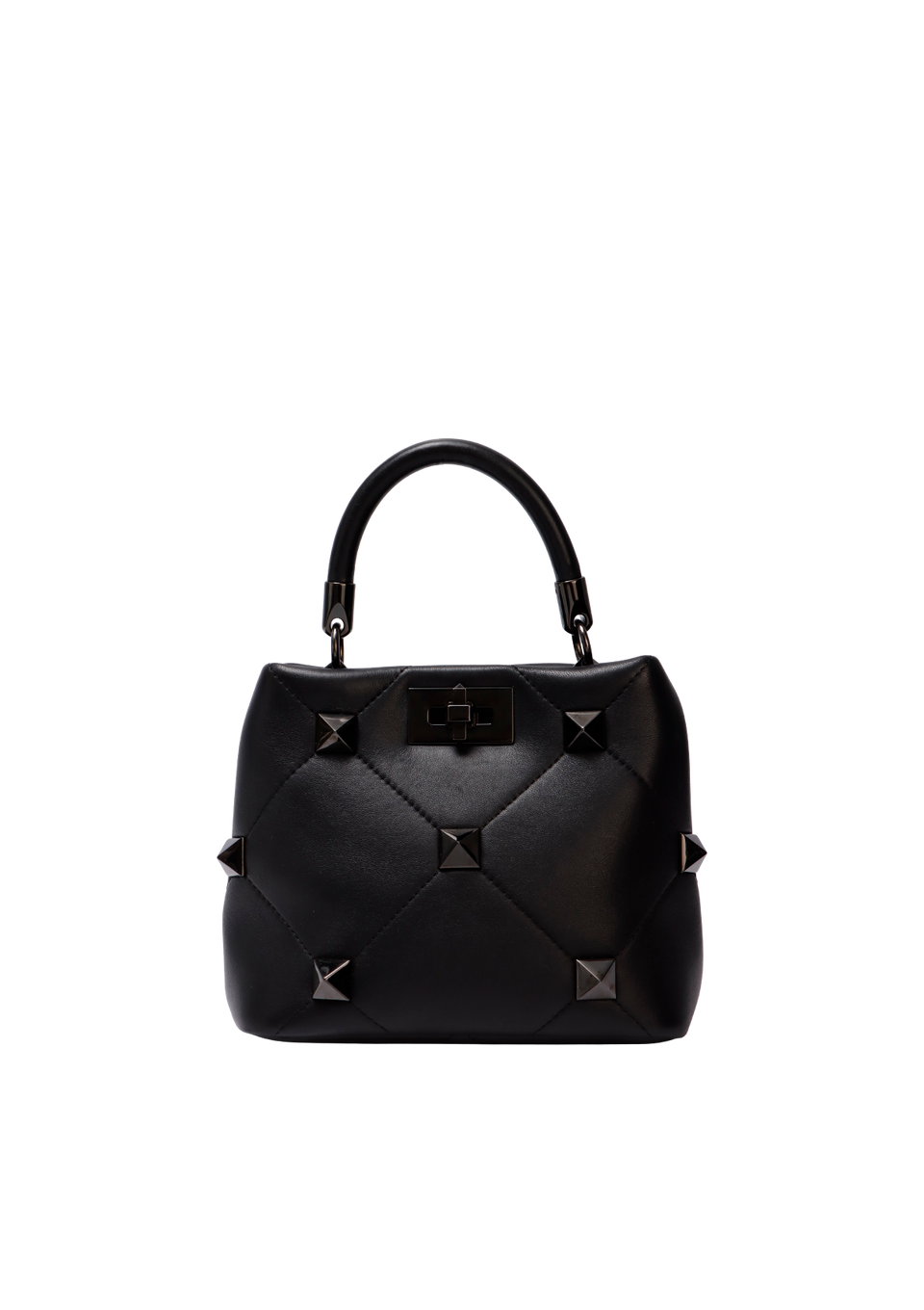 ROMAN STUD TOP HANDLE BAG