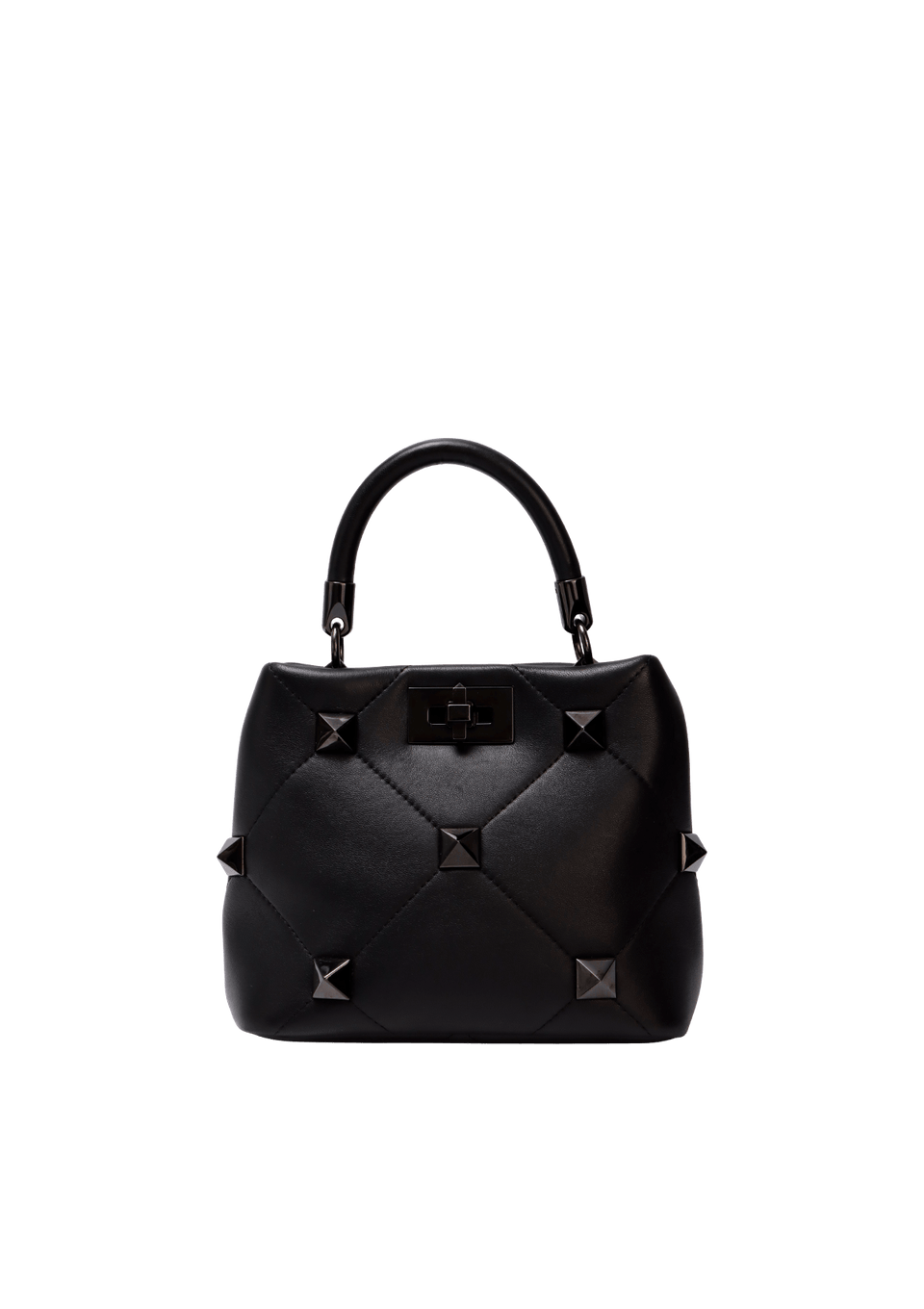 ROMAN STUD TOP HANDLE BAG