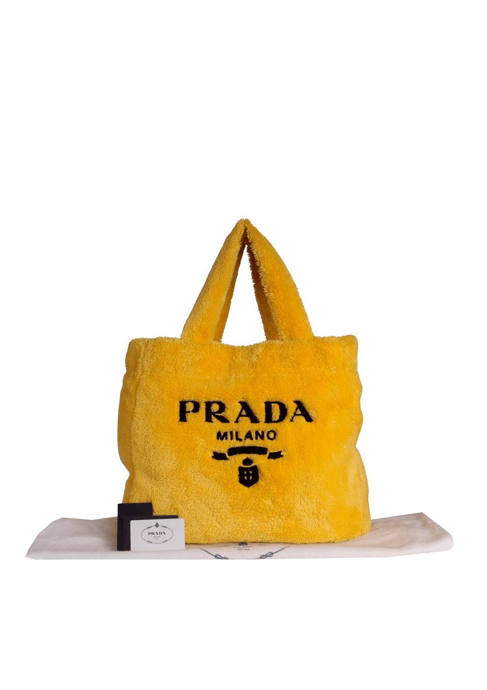 TERRY CLOTH LOGO TOTE