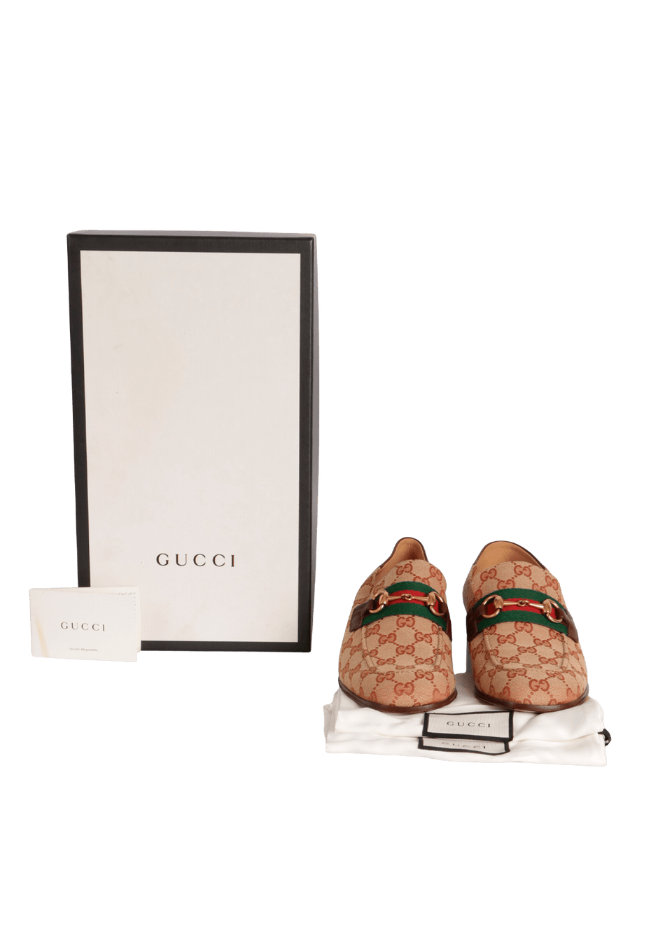 GG CANVAS HORSEBIT LOAFERS 41