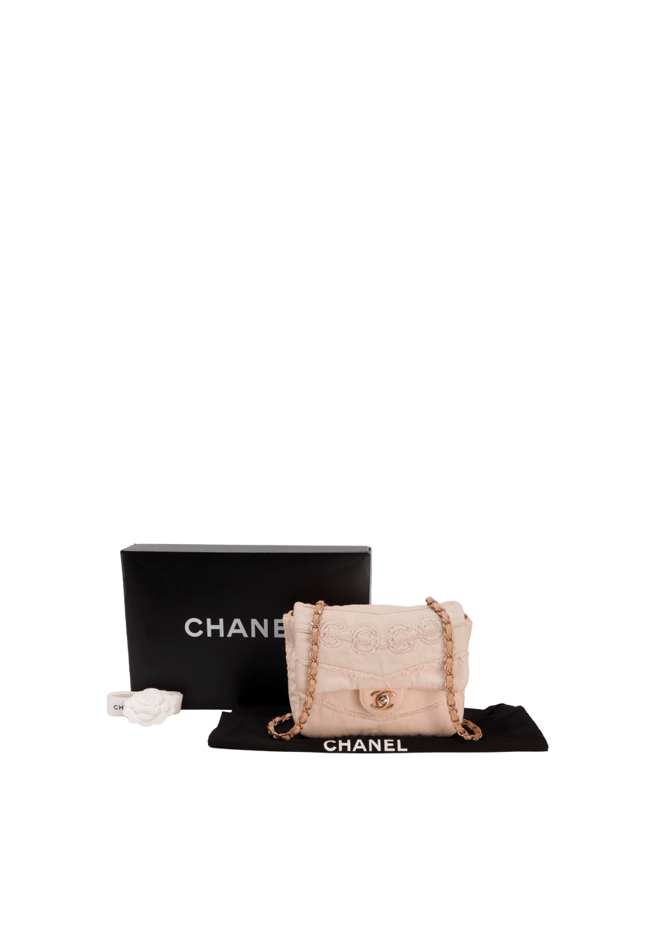 SMALL COCO DENIM FLAP BAG